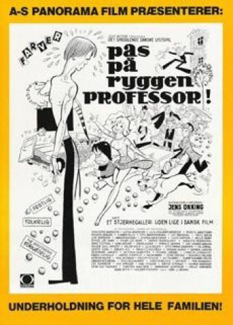 Постер фильма «Pas på ryggen, professor!»