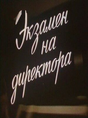 Постер фильма «Экзамен на директора»