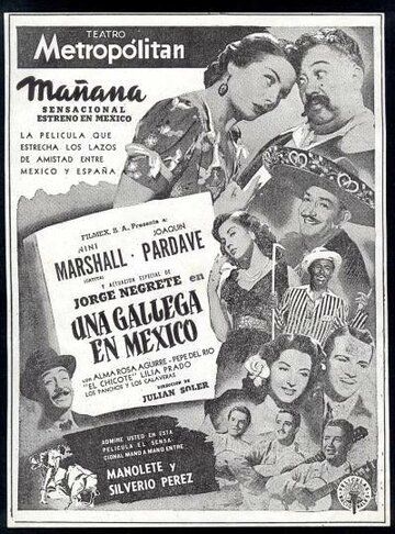 Постер фильма «Una gallega en México»