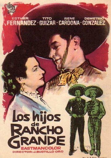 Постер фильма «Los hijos de Rancho Grande»