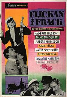 Постер фильма «Flickan i frack»