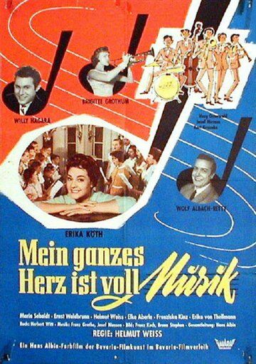 Постер фильма «Mein ganzes Herz ist voll Musik»