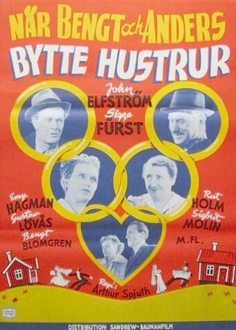 Постер фильма «När Bengt och Anders bytte hustrur»