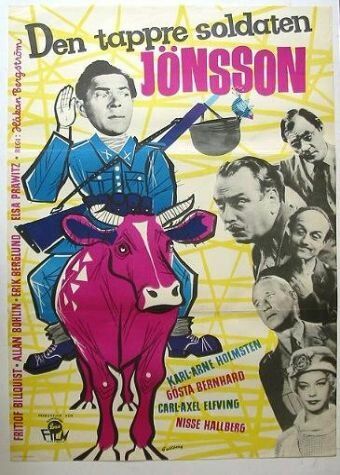 Постер фильма «Den tappre soldaten Jönsson»