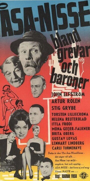Постер фильма «Åsa-Nisse bland grevar och baroner»
