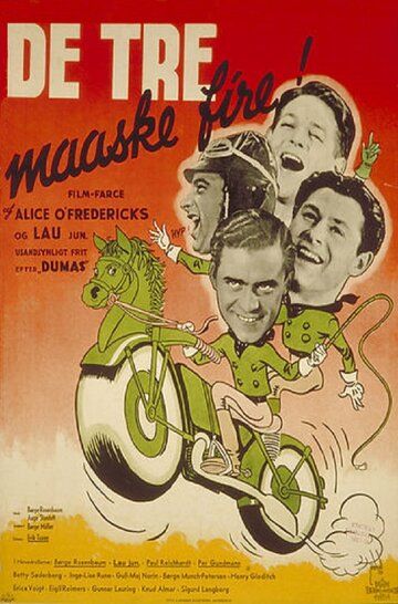 Постер фильма «De tre måske fire»