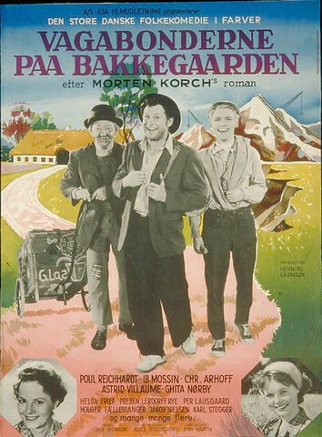 Постер фильма «Vagabonderne paa Bakkegaarden»