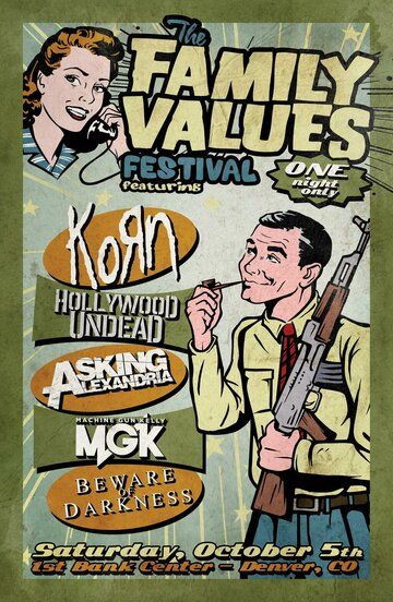 Постер фильма «Korn's Family Values Live»