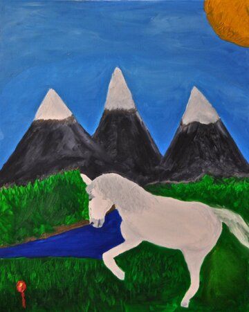 Постер фильма «White Horse»