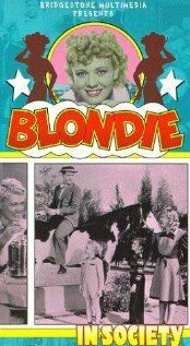 Постер фильма «Blondie in Society»